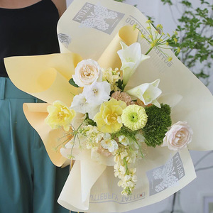 Papier d'emballage de fleurs série d'impression papillon <span class=keywords><strong>film</strong></span> de gelé<span class=keywords><strong>e</strong></span> translucide fleuriste bouquet de roses matériaux d'emballage - Product Image 2
