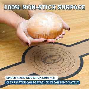 Support à pain personnalisé avec longues poignées, tapis en silicone réutilisables faciles à nettoyer pour la cuisson au four hollandais, outils de pâtisserie - Product Image 4