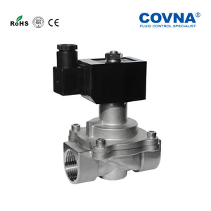 Válvula Solenoide de Acero Inoxidable de Alta Temperatura COVNA, Tipo Pistón, Estructura de Diafragma de Vapor, Normalmente Abierta - Product Image 1