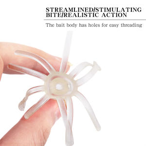 New Plastic Squid <b>Lure</b> 10cm 8.6g Glow In Dark Soft Bait For Sea <b>Fishing</b> Saltwater Fish Bottom Baits - Product Image 5