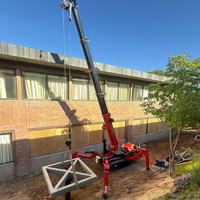 Guindaste Aranha Mini de 3ton, 5ton e 8ton Certificado CE ISO para Espaços Estreitos