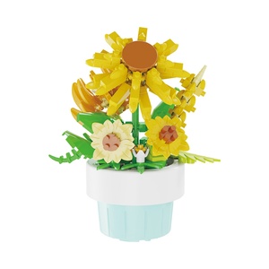 Bloques de Construcción YUGAO, Mini Suculentas en Maceta, Planta en Maceta, Juguetes DIY, Simulación de Girasol Real, Estilo de Juguete - Product Image 2