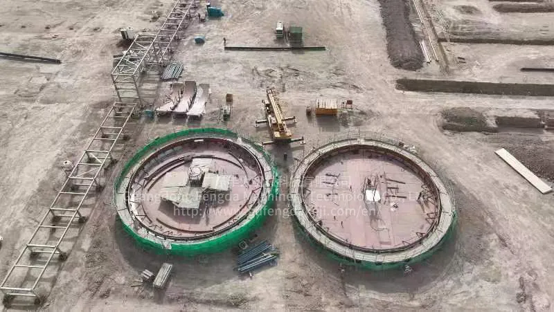 Fengda Oil Depot Proveedor de ingeniería de construcción Tanque de gasolina con techo flotante interno