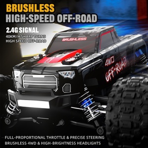 รถบรรทุกออฟโรด SJY-C8811 Brushed Rock Crawler 4WD รถบังคับวิทยุรุ่นใหม่ ขับเคลื่อนด้วยมอเตอร์แบบไร้แปรงถ่าน  สำหรับทุกสภาพพื้นผิว  รถบิ๊กฟุต ของเล่น - Product Image 5