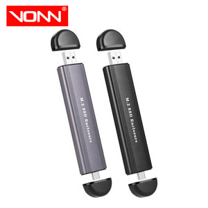 Kwaliteit M.2 Nvme En Sata Ngff Behuizing Dual Protocol Gen 2 Usb C Type-C 3.1 M.2 Ssd Externe Harde Schijf Adapter - Product Image 1