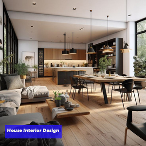 Conception d'intérieur d'hôtel au Royaume-Uni, service de design d'intérieur de maison moderne, rendu 3D, solution tout-en-un, fournisseur de matériaux de construction - Product Image 2