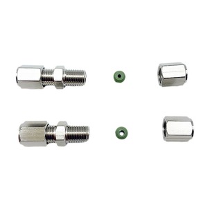 Conector de Cromatografía de 3.175 mm, Funda de Cobre Cromado, Adaptador de Enchufe para Ruta de Gas de Laboratorio - Product Image 3
