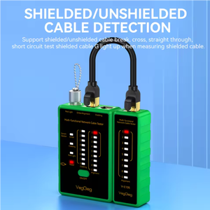2-in-1 Multi-functional Fiber Network <b>Cable</b> Tester with WEP and QoS Support - Product Image 3