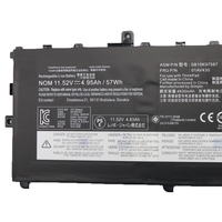 Batería Original para Portátil en Oferta, 11.52V 57Wh 01AV430 SB10K97587 01AV431 01AV494 01AV429 para Lenovo ThinkPad X1 Carbon 2017 2018