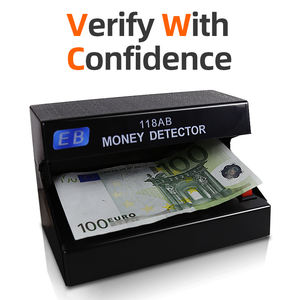 Detector de Billetes Falsos DC-118AB-D, Detector de Moneda Falsa al por Mayor para Todas las Divisas, Herramienta de Detección de Billetes con Luz UV, Verificador de Efectivo - Product Image 2