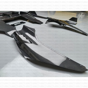 Kit carrozzeria in fibra di carbonio a secco reale stile RY aggiornato anni 720 per accessori auto McLa <span class=keywords><strong>ren</strong></span> 720S - Product Image 5