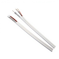 Câble coaxial Rg59 avec alimentation 20 mètres Prise BNC et prise DC 2 en 1 Câble pour caméra HD et système DVR CCTV