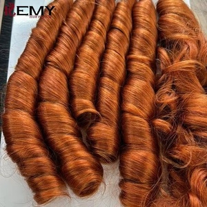 KEMY HAIR Extensioni di Capelli Sintetici, Pacchetto di Capelli Sintetici Ondulati a Spirale, Treccia a Crochet per Donne - Product Image 6