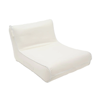 Chaise longue flottante portable en PVC OEM pour adultes, avec housse, pour piscine et plage, idéale pour l'été