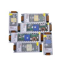 Alimentation LED Slim 150W AC 100-240V 12V 24V DC pour Bandeaux LED, Éclairage Intérieur, Industriel, CCTV et Affichage 12V 24V LED