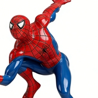 Adornos de Spider-Man a rayas rojas y azules, de moda y gran éxito de ventas, disponibles para hombres y mujeres.