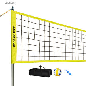 <span class=keywords><strong>Rete</strong></span> da Pallavolo di Alta Qualità a Prezzo Conveniente per Giochi da Spiaggia e Parco, Set con Pali in Acciaio ad Altezza Regolabile, Benvenuto OEM - Product Image 1