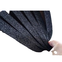Coussin en mousse d'élastomère EPDM à cellules ouvertes, noir, forme personnalisée, isolation acoustique automobile, ignifuge, imperméable, résistant à l'huile