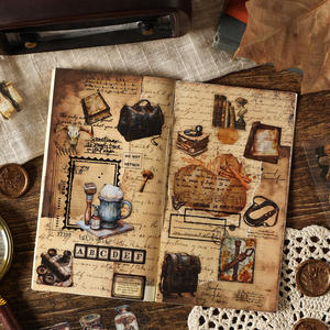 4 Pegatinas por Paquete, Colección <span class=keywords><strong>de</strong></span> Objetos Vintage, Pegatinas Impermeables para Manualidades, Pegatinas para Niños, Suministros para Manualidades - Product Image 4