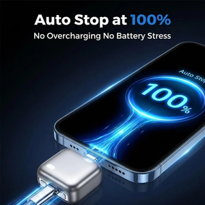 อะแดปเตอร์ชาร์จเร็วสำหรับโทรศัพท์ 140w ระบบหยุดอัตโนมัติอัจฉริยะ แยกการชาร์จเต็มที่ ตัวป้องกันการตัดไฟอัจฉริยะ ตัวชาร์จพร้อมระบบปิดเครื่องอัตโนมัติ - Product Image 4