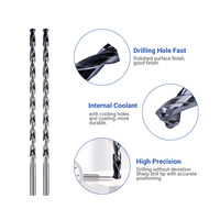 Brocas de Carburo de Tungsteno CNC de Alto Rendimiento para Perforaciones Profundas con Función de Enfriamiento Interno