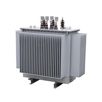 Transformador de Potencia Trifásico Sumergido en Aceite Hongda S9-100-160 de 100KVA, ONAN Dyn11, Voltaje de Entrada Personalizado, Bobinado 100% de Aluminio