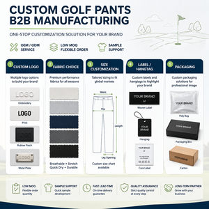 Pantaloni da Golf da Uomo su Misura, Vestibilità Raffinata e Dritta, Traspiranti ed Elasticizzati, per Campo e Club, Stile Smart Casual - Product Image 6