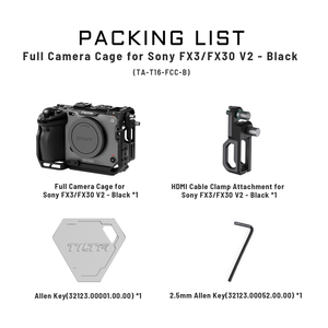 <span class=keywords><strong>Tilta</strong></span> TA-T16-FCC-TG สำหรับกล้อง Sony FX3/FX30 กรงอลูมิเนียมอัลลอย - Product Image 5