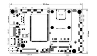 ZXFELEC SSD202D Puerto de Red Dual RJ45 DDR3 128MB Sistema Operativo Linux Decodificación de Video H.264/H.265 Pantalla Inteligente IoT y Control