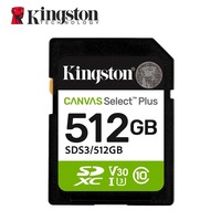 Kingston Canvas Select Plus SDS3 Carte SD de 64 Go, 128 Go, 256 Go, 512 Go, C10 Carte Mémoire jusqu'à 150 Mb/s pour Appareil Photo