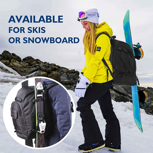 Botas de esquí y snowboard impermeables Mochila de viaje con <span class=keywords><strong>casco</strong></span> Gafas Guantes <span class=keywords><strong>Bolsa</strong></span> de esquí para accesorios - Product Image 4