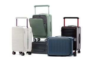 Valise intelligente multifonctionnelle pour voyages d'affaires, ouverture frontale, port de chargement USB, porte-gobelets, crochet latéral, pour l'embarquement - Vente en gros usine - Product Image 3