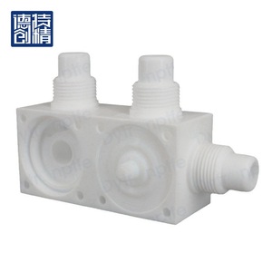 Dechuang <b>PTFE</b> Irregular Parts DC-255 CNC Machined For Semiconductor And Chemical Instrument Industry - Product Image 5
