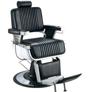 Chaises de barbier de haute qualité à hauteur de siège réglable, plaque de placage, chaise de salon de coiffure, vente en gros, personnalisable, noir moderne - Product Image 1