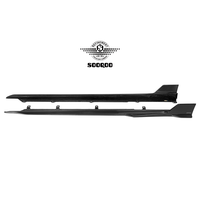 Jupes latérales en fibre de carbone préimprégnée style SQ-V1 pour BMW Série 5 G68 / Voiture à essence
