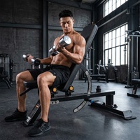 Banco de Pesas Multifuncional Profesional y Comercial para Entrenamiento Personal, Estudio, Coaching Privado, Estable, Plano y Duradero