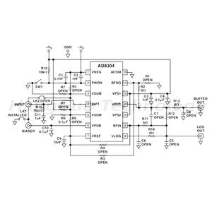 Détecteur logarithmique Photodétecteur 160dB 100pA-10mA AD8304 pour module - Product Image 2