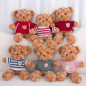 All'ingrosso peluche di <span class=keywords><strong>orsacchiotto</strong></span> di peluche tecnica lavata in cotone PP Dressing bambola stressante regalo di compleanno maglione orso bambola imbottita - Product Image 1