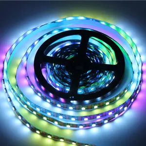 LED-Licht leiste WS2812B RGB 5050 Diode Flexibles adressierbares Lampen band Regenbogen-ähnlicher Effekt Decken leuchte LED-Licht leisten