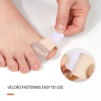 Séparateur d'orteils en gel de silicone souple, confortable et réglable, orthèse correctrice pour hallux valgus et orteils superposés, pour hommes et femmes