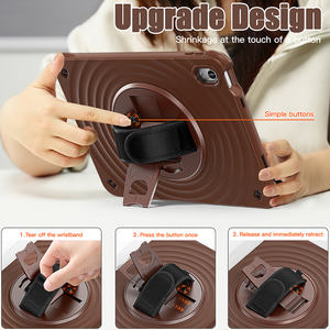 เคสไอแพด รุ่นที่ 10 ขนาด 10.9 นิ้ว ดีไซน์<span class=keywords><strong>ใหม่</strong></span><span class=keywords><strong>ล่าสุด</strong></span> ทนทาน ป้องกันการกระแทก พร้อมขาตั้งหมุนได้ สายคล้องมือและสายคล้องไหล่ - Product Image 5