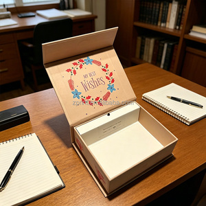 Boîte musicale d'<span class=keywords><strong>anniversaire</strong></span> en papier <span class=keywords><strong>personnalisée</strong></span> de luxe, <span class=keywords><strong>chanson</strong></span> <span class=keywords><strong>personnalisée</strong></span>, s'ouvre pour jouer de la musique pour une fête surprise - Product Image 4