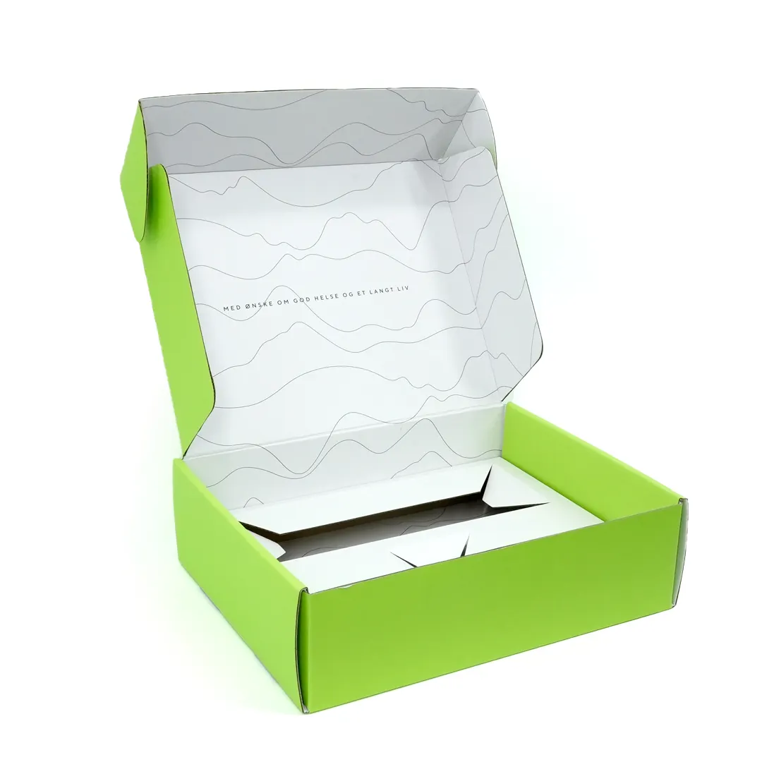Luxury Custom Corrugated Cardboard for Gift Packaging Wholesale Tea Set Mailing Box with Insert