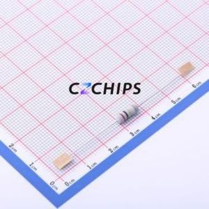 MO1/2W-200K ตัวต้านทาน5%-XT52ผ่านรูผ่าน D3.5xL9mm โลหะออกไซด์ฟิล์ม200Kohm 5% 300V - Product Image 1