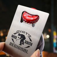 Ouvre-bouteille plat en acier inoxydable pour sublimation, personnalisable avec logo, pour bar, vente en gros