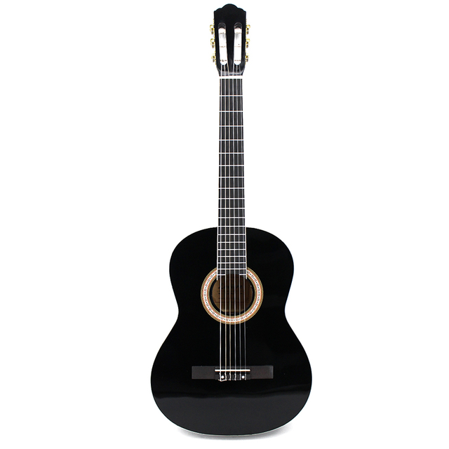 Classic Guitar Bass Wood 39 Inch Classic Guitar With ABS Binding Guitar