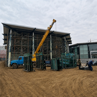 Gedung Komersial Struktur Baja Ringan Kin Bright Industrial Light Duty dengan Desain Clear Span, Atap Panel Sandwich, Gaya Modern Tekla