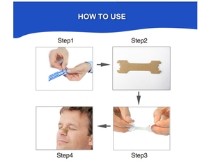 Gesundes Leben Anti-Schnarch-Nasen pflaster Kräuter-Nasen streifen Nasen dilatator für Schlafentlastungs-<span class=keywords><strong>Stopper</strong></span> Anti-Schnarch-Gerät - Product Image 2