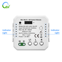 Module de commutation Wi-Fi/Zigbee 2,4 G Tuya pour maison intelligente, télécommande RF 16A 100-240V 50/60Hz