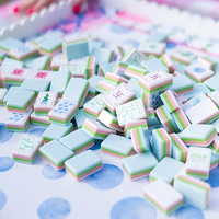 2026 New Bama Mahj the Ginger 160 Acrylic Mahjong Mahjongg Tiles 4 Layer & Bama Mahj Mahjong Mat Tersedia di Stok